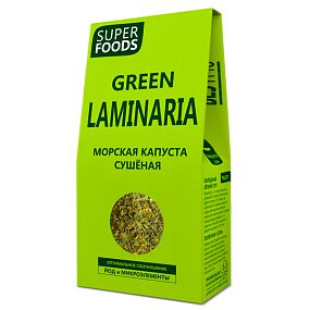 Морская капуста сушеная (ламинария) 100 г (Green Laminaria)