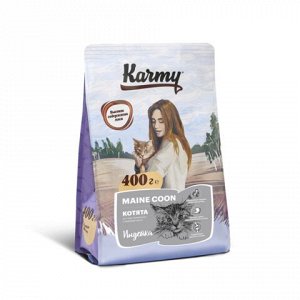 Karmy Киттен Мэйн Кун 0,4кг Корм для беремен.и кормящих кошек и котят в возрасте до 1 года
