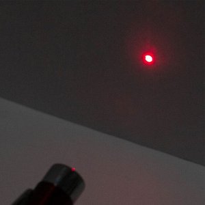 Лазерная указка, выдвижная, 3 в 1: 670 нм, 3 LR44, красный луч, 15 х 1 см