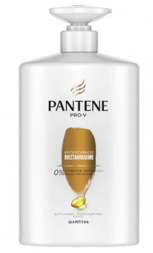 Шампунь для волос Pantene Pro-V Интенсивное восстановление для поврежденных и ослабленных волос с дозатором, 900 мл