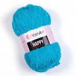 Пряжа YarnArt Happy №785 Голубая бирюза