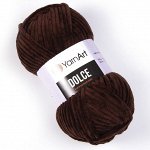 Пряжа YarnArt Dolce цвет №775 т.коричневый