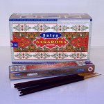 SAGAROMA 15gm Satya ins Благовония Лотос,Ваниль,Алое Вера,Муск,Шафран