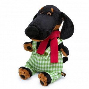 BUDI BASA Мягкая игрушка «Ваксон в штанах на бретельках и шарфе», 25 см