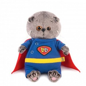Мягкая игрушка «Басик BABY», в костюме супермена, 20 см