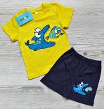 Костюм для мальчика (футболка+шорты) УЗБЕКИСТАН (1-2-3-4)