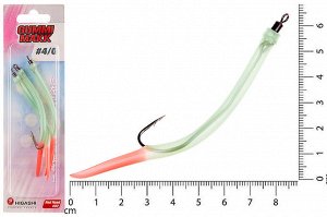 Крючок оснащенный кембриком HIGASHI Gummi Makk #4/0 (set-3pcs)