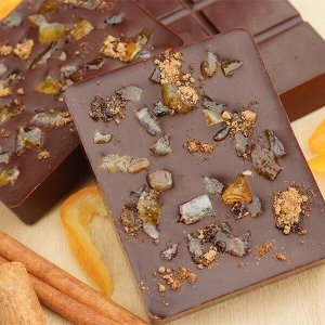ШОКОЛАД ГОРЬКИЙ "АПЕЛЬСИН И КОРИЦА"