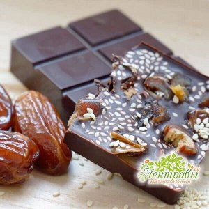 ШОКОЛАД ГОРЬКИЙ "ФИНИК И КУНЖУТ"