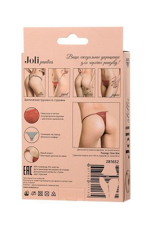 Трусики со стразами Joli Stella, красный, OS