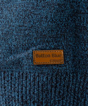 Джемпер вязаный синий Button Blue