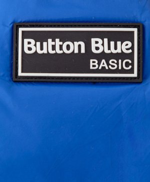 Куртка утепленная с капюшоном синяя Button Blue