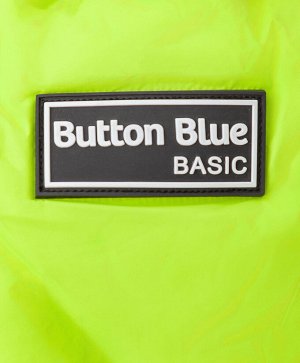 Куртка утепленная с капюшоном салатовая Button Blue