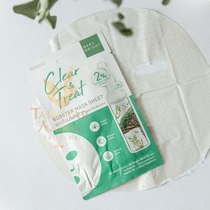 Маска-Бустер для лица тканевая антиакне Baby Bright / Baby Bright Clear & Treat Booster Mask Sheet
