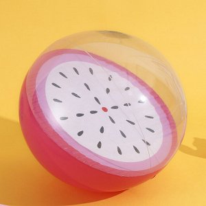 Надувной мяч "драгон фрукт", цвет прозрачный/белый/розовый