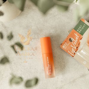 Тинт для губ и щек матовый «Velvet Cherry Blossom» (№02 Coral Sakura) Baby Bright /  Baby Bright Lip & Cheek Velvet Cherry Blossom 02 Coral Sakura