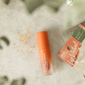 Тинт для губ и щек матовый «Velvet Cherry Blossom» (№05 Peach Sakura) Baby Bright / Baby Bright Lip & Cheek Velvet Cherry Blossom 05 Peach Sakura