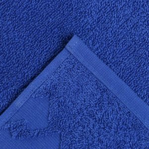 Полотенце махровое Baldric 50Х90см, цвет синий, 360г/м2, 100% хлопок