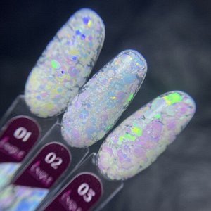 Unique Гель-краска Ice в бутыльке (8ml)