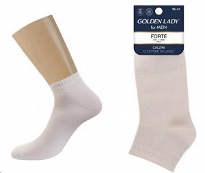 Golden Lady FORTE носки мужс. х/б укорочен. bianco р.39-41 1 пара / 10шт / 853216