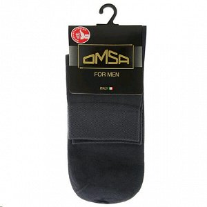 Omsa CLASSIC 202 носки мужс. х/б сред. длины nero р.39-41 1пара / 1шт / 350484,671332