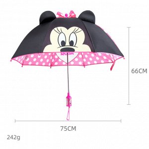 Зонт детский с ушами Минни Маус/Minnie Mouse Ø 75 см