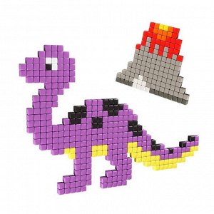 Конструктор мозаика «Pixi. Динозаврик», 480 деталей
