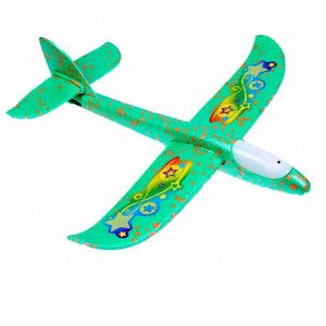 Самолёт «Супербыстрый», диодный, цвета МИКС