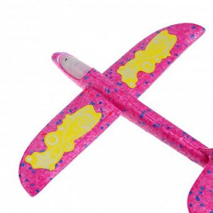 Funny toys Самолёт «Супербыстрый», диодный, цвета МИКС