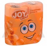 Туалетная бумага JOY Land персиковая 2-х слойная