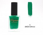 Лак-краска для стемпинга МАЛИНА №05 Green Grass 12мл