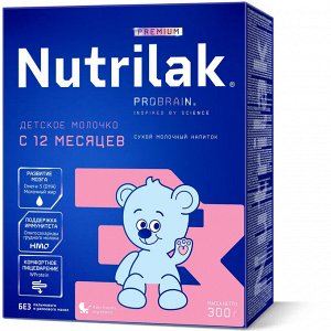 Нутрилак(Nutrilak) 3 Детское молочко нап.молоч.сухой 300г к/к (1*12) (#) Россия (шк 1349)