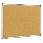 Пробковая доска 900*600 с рамкой из алюминия