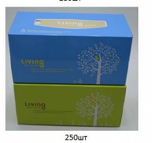 KR/LIVING Салфетки бумажные выдергивающиеся, 250шт