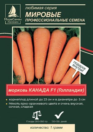 Морковь курода/шантане КАНАДА  F1  (Bejo/Бейо) 1 гр