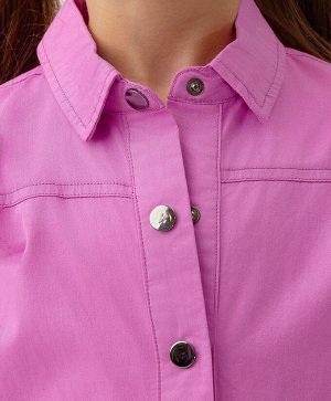 Комбинезон джинсовый с поясом розовый Button Blue