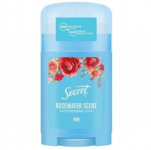 SECRET Твердый антиперспирант Rosewater scent 40мл