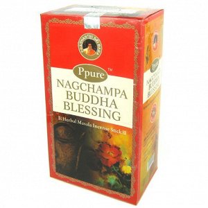 PPURE прямоуг. благовония Buddha Blessing БЛАГОСЛОВЕНИЕ БУДДЫ 15 гр. блок 12шт.