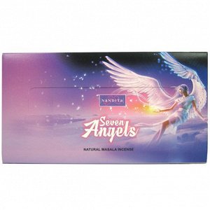 Nandita прямоуг. благовония Seven Angel СЕМЬ АНГЕЛОВ 15гр. блок 12 шт.