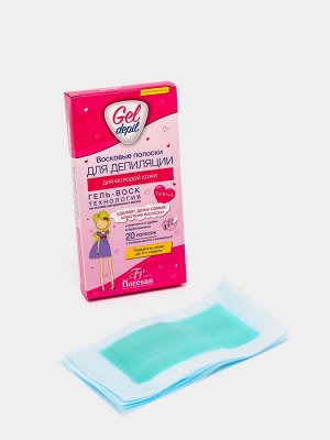 Флоресан Восковые полоски для молодой кожи 20 шт Floresan Deep Gel Depil