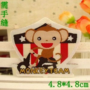 Термонаклейка Monkey team