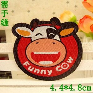 Термонаклейка Funny cow