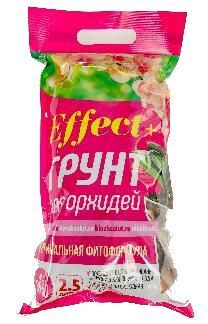 Грунт для орхидей "Effect+™" на основе отборной коры фракции Maxi 35-50 мм + гумус в подарок (вложен в отдельном пакетике в упаковке)