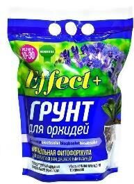 Грунт для орхидей «Effect+™» отборная кора 10-30 мм с дренажным камнем (вложен в отельном пакетике в упаковке)