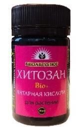 Хитозан Bio+ Янтарная кислота "БИОАБСОЛЮТ" стимулятор роста растений и корневой системы, профилактики и защиты от болезней и стрессов, для длительных транспортировок растений, водорастворимый порошок