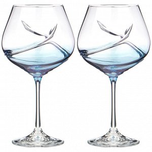 Набор бокалов для вина из 2 шт. "turbulence colors" 570 мл