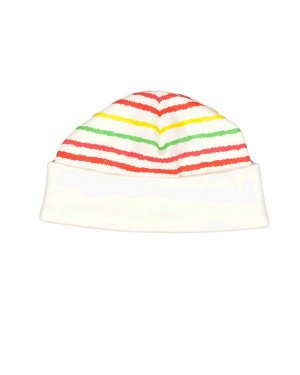 Шапочка Светлая шапочка с отворотом, изготовленная из мягкого и эластичного хлопка, защитит голову ребенка от яркого солнца. Модель выполнена из материала высокого качества, который прекрасно пропуска