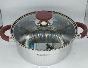 Кастрюля нерж. БЕРТА 4,0л КТ15-D-22 д.22