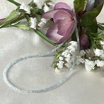 Бусы из Аквамарина огранка