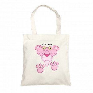 Disney Сумка шоппер - Розовая Пантера, белая